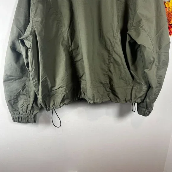 Prana Palisades Ripstop Womens Jacket MEDIUM in Rye Green UPF 50+ - Picture 4 of 12